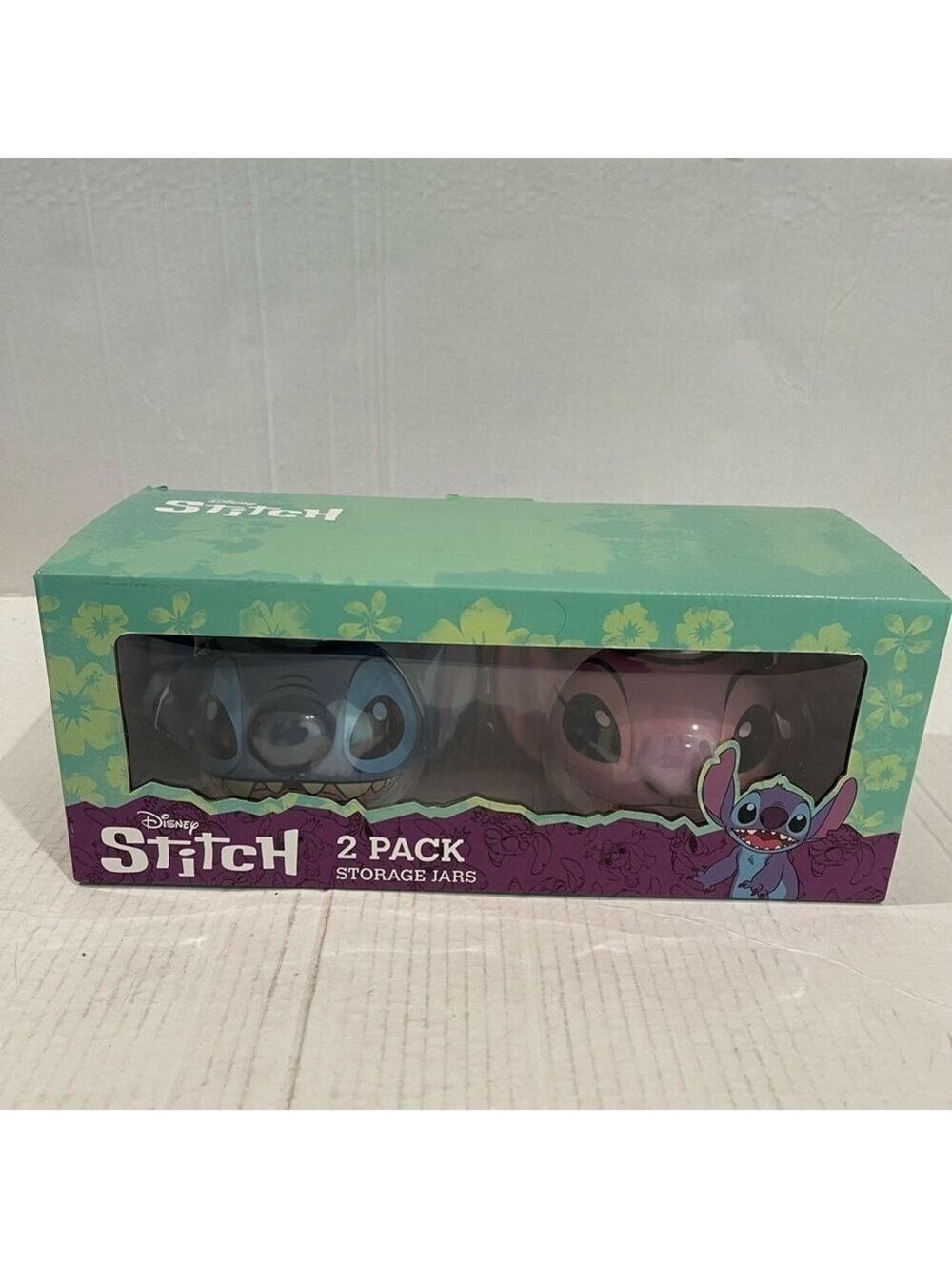 Disney Lilo & Stitch 2 Set of Jars NWT!!